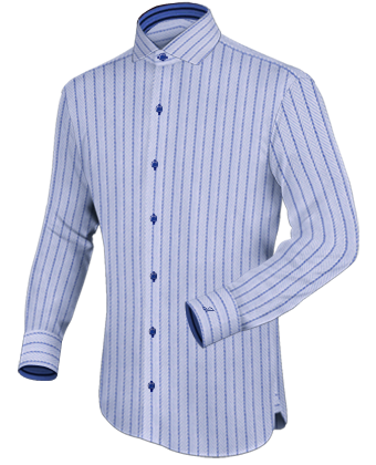 Trendy Hemden with Italian Collar 1 Button