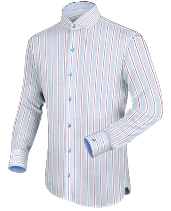 Trendy Hemd with Italian Collar 1 Button