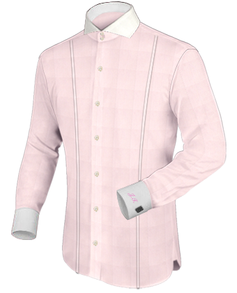 Uniformhemd with Cut Away 2 Button