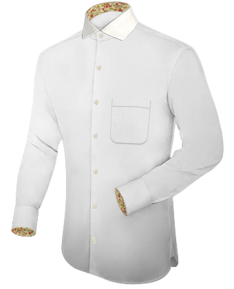 Vintage Hemd with Italian Collar 1 Button
