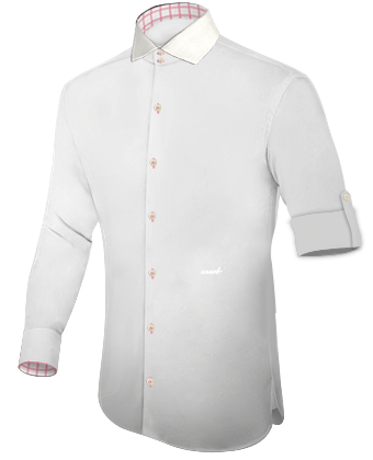 Abgerundetem Kragen with Italian Collar 2 Button