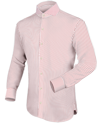 Hemd Silber with English Collar