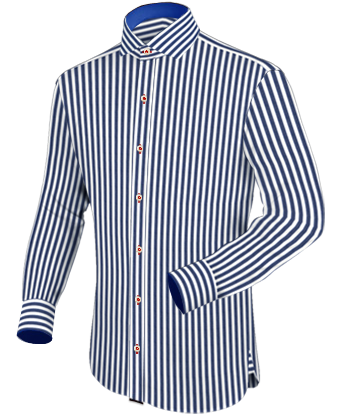 Hemden Auf Mass with Italian Collar 1 Button
