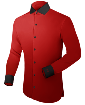 Bielefeld Ma��hemden with Italian Collar 1 Button