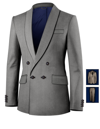 Massschneider Essen with 4 Buttons, Double Breasted (1 To Close)
