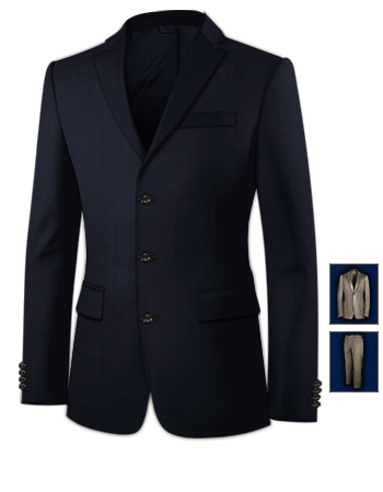 Anzug Berlin with 3 Buttons, Single Breasted