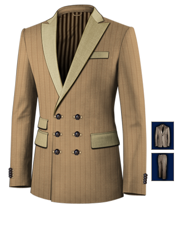 Hochzeitsanzug Onlineshop with 6 Buttons, Double Breasted (3 To Close)