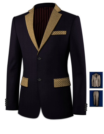 Baumwollanzug with 2 Buttons, Single Breasted