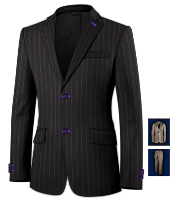Herrenanzuge Nach Ma�� with 2 Buttons, Single Breasted
