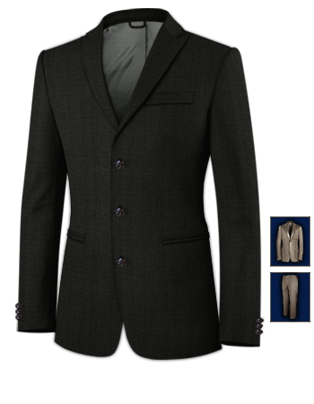 Anzgeshop with 3 Buttons, Single Breasted