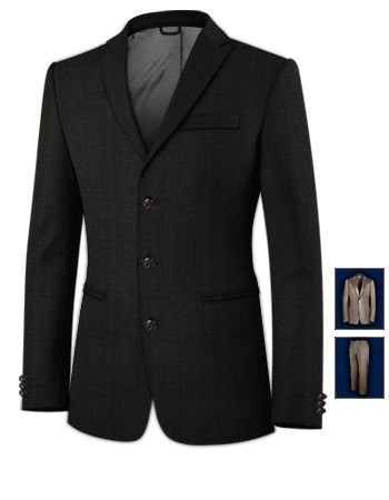 Anz�geshop with 3 Buttons, Single Breasted