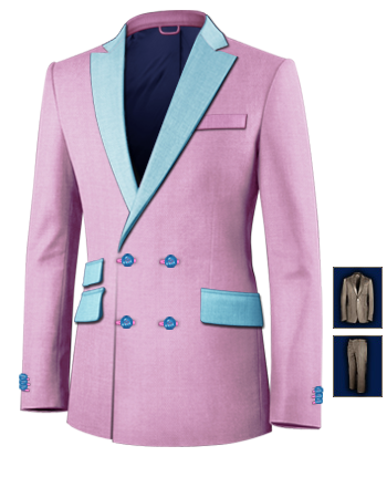 Ma�� Anzug with 4 Buttons,double Breasted (2 To Close)