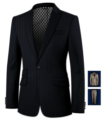 Anzug Gr���enermittlung with 1 Button, Single Breasted