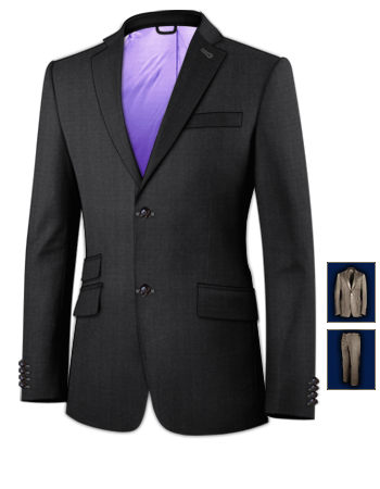 Herrenanzug Nach Ma�� with 2 Buttons, Single Breasted