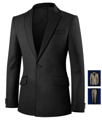 Herrenanzug 48 120 Euro with 1 Button, Single Breasted