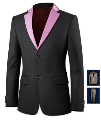 Cordanzug 52 with 2 Buttons, Single Breasted