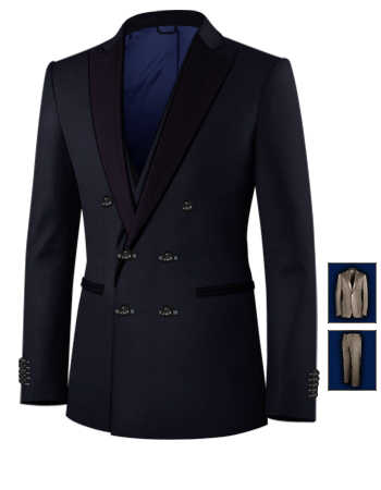 Herrenmode Anz�ge Enabled with 6 Buttons, Double Breasted (2 To Close)