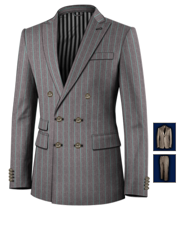Anzug Fabrikverkauf with 6 Buttons, Double Breasted (2 To Close)