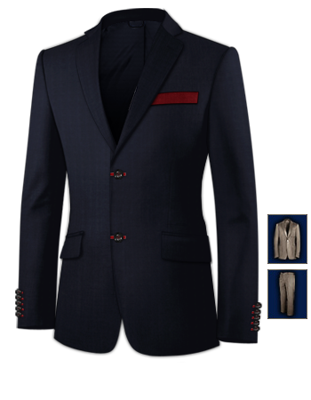 Zweireihiger Anzug with 2 Buttons, Single Breasted