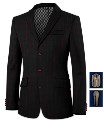 Herrenmode Berlin with 3 Buttons, Single Breasted