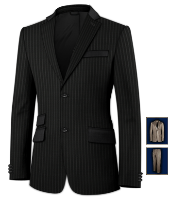 Weisse Fliege Zum Anzug with 2 Buttons, Single Breasted