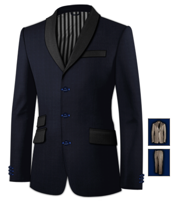 G�nstiger Anzug with 3 Buttons, Single Breasted