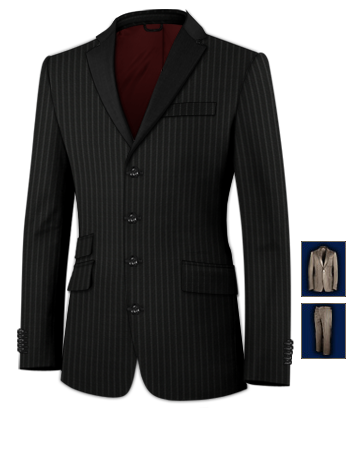 Masskonfektion Damen Kleid Stuttgart with 4 Buttons, Single Breasted