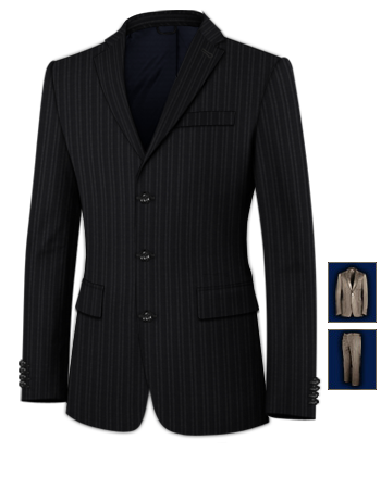 Anzug Beige Herrenmode with 3 Buttons, Single Breasted