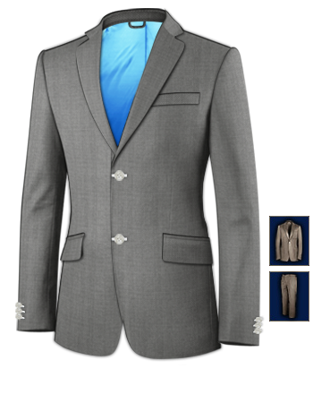 Brauner Anzug with 2 Buttons, Single Breasted