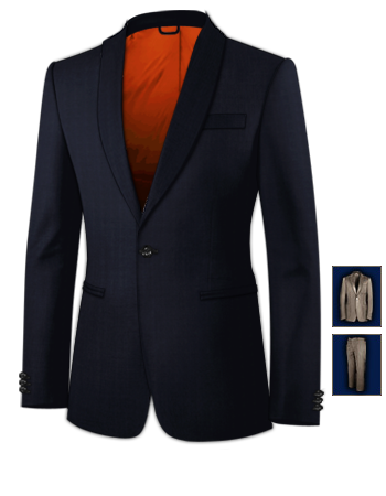 Massanz�ge D�sseldorf with 1 Button, Single Breasted