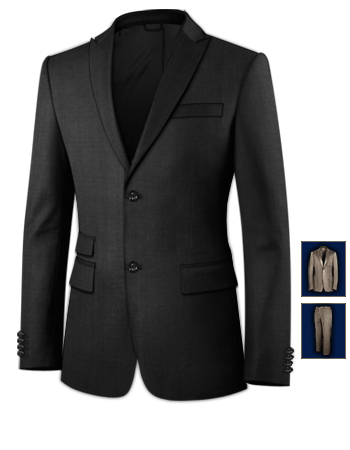 Anzug Slim Fit F�r Den Br�utigam with 2 Buttons, Single Breasted