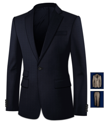 Massschneider Cord with 1 Button, Single Breasted