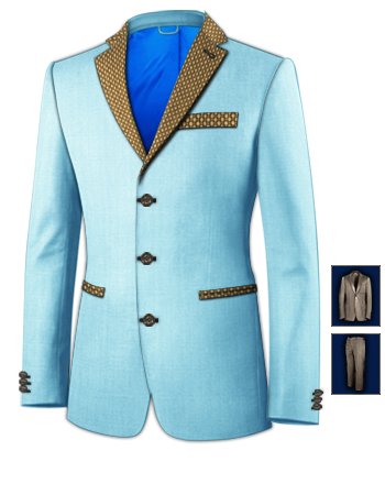 Hochzeitsanzug 114 with 3 Buttons, Single Breasted