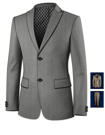 Anzugdiscount with 2 Buttons, Single Breasted