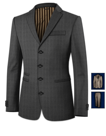 Anzug F�r Br�utigam with 4 Buttons, Single Breasted