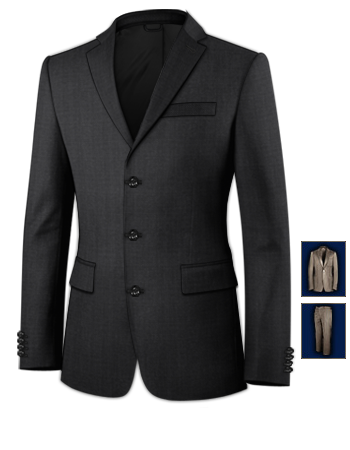 Anzug Anfertigen with 3 Buttons, Single Breasted