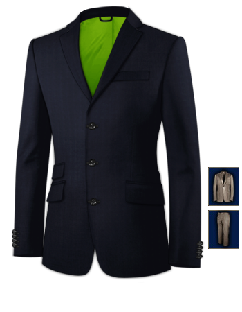 66 Herrenmode with 3 Buttons, Single Breasted