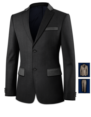 Online Masskleidung And Chinos with 2 Buttons, Single Breasted