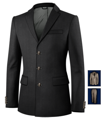 Anz�ge Masskonfektion with 3 Buttons, Single Breasted