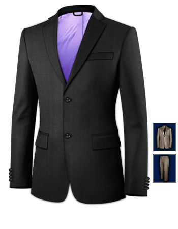 Herrenmode Freizeithemden with 2 Buttons, Single Breasted