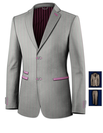 Anzug In 27 5 with 2 Buttons, Single Breasted