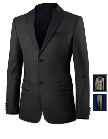 Gr 90 122 Schlank Anzuge with 2 Buttons, Single Breasted
