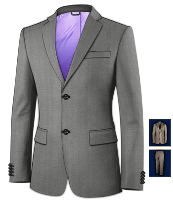 Mass Anzug Herrenmode with 2 Buttons, Single Breasted