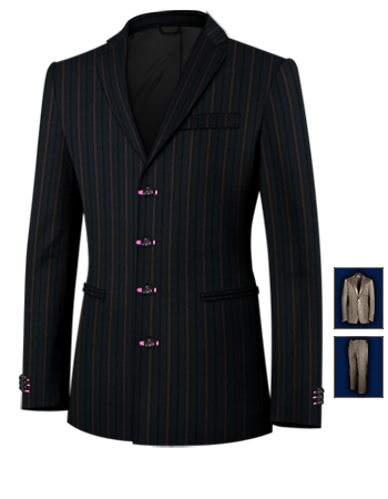 Jacke 5xl Herrenmode with 4 Buttons, Single Breasted