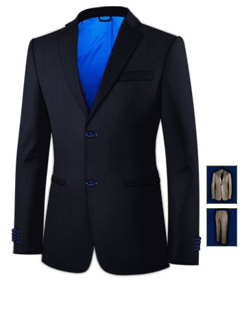 Hochzeitsanzug Ma��geschneidert with 2 Buttons, Single Breasted