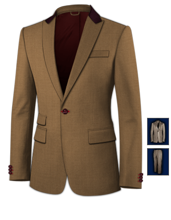 Anzug Hannover with 1 Button, Single Breasted