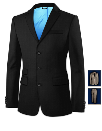 Anzugsoutlet with 3 Buttons, Single Breasted