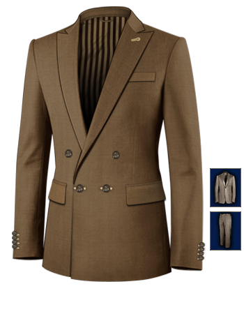 Anz�ge Herren Ma��geschneidert with 4 Buttons, Double Breasted (1 To Close)
