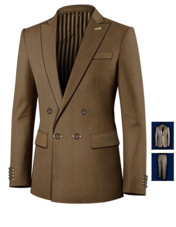 Herren Mode with 4 Buttons, Double Breasted (1 To Close)