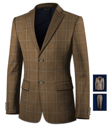 Anzug Und Kost�m with 2 Buttons, Single Breasted